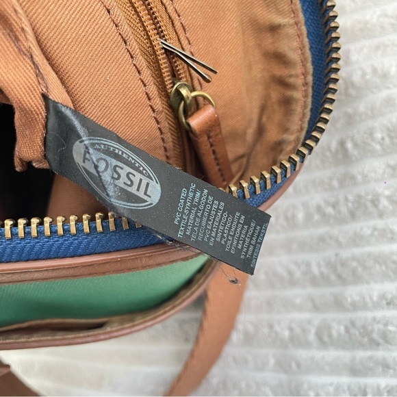 Fossil Eliza Multicolor Coated Canvas Crossbody Bag - Picture 8 of 8